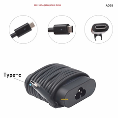 Adapter Dell 20V - 3.25A 65W Type C Oval zin