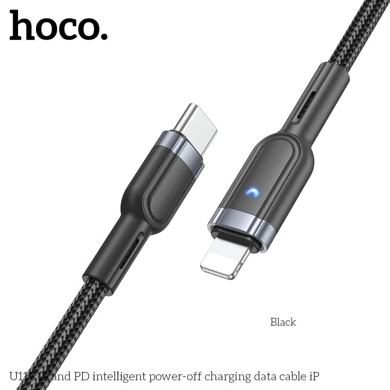 Cáp Type C to Lightning Hoco U117 1.2m