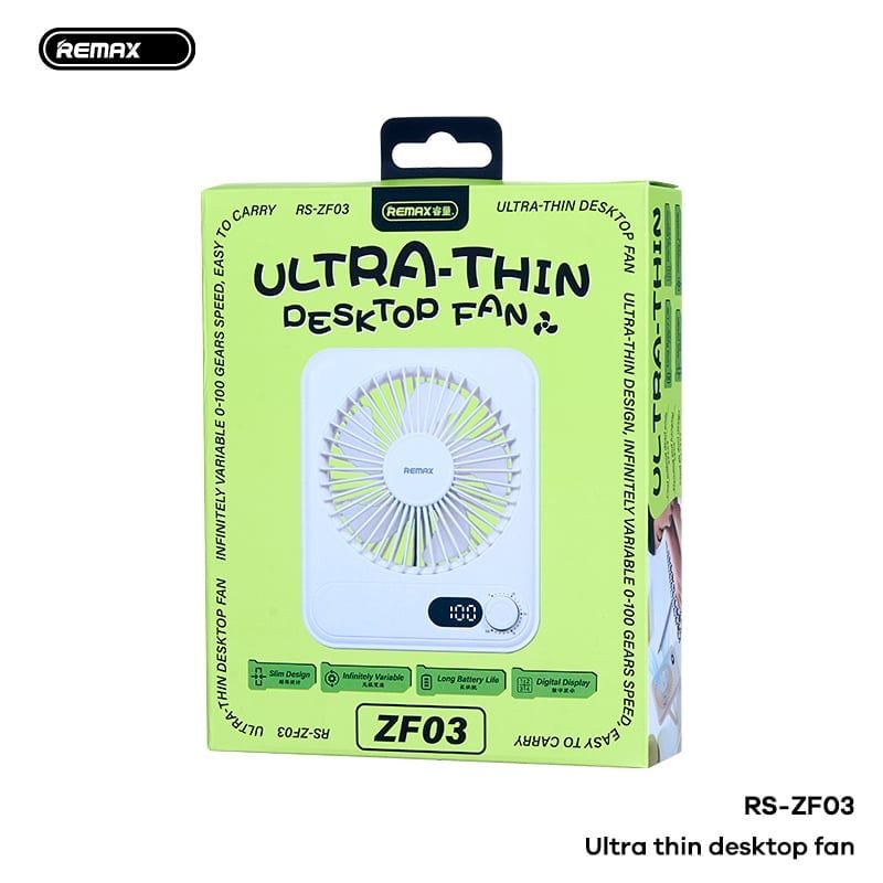 Quạt để bàn Remax RS-ZF03 1.200mAh