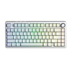 ** Bàn phím cơ 3 mode Aula F75 Trắng Contour, Star Vector Switch