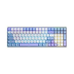 [C] ** Bàn phím cơ 3 mode Aula S100 Pro Xanh Dương Trắng Tím, Red Switch