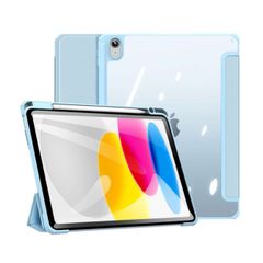 [C] Bao da iPad Gen 10/Gen 11 Dux Ducis TOBY lưng trong viền màu chống sốc