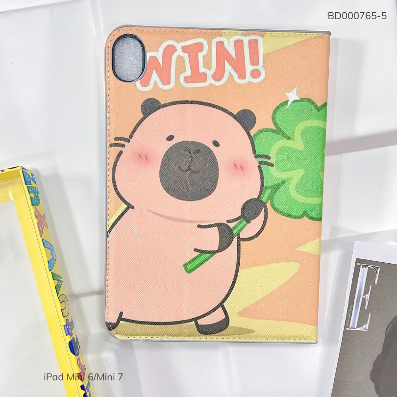 Bao da Ipad Mini 6/Mini 7 vân da sần cute