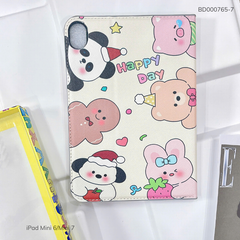 Bao da Ipad Mini 6/Mini 7 vân da sần cute