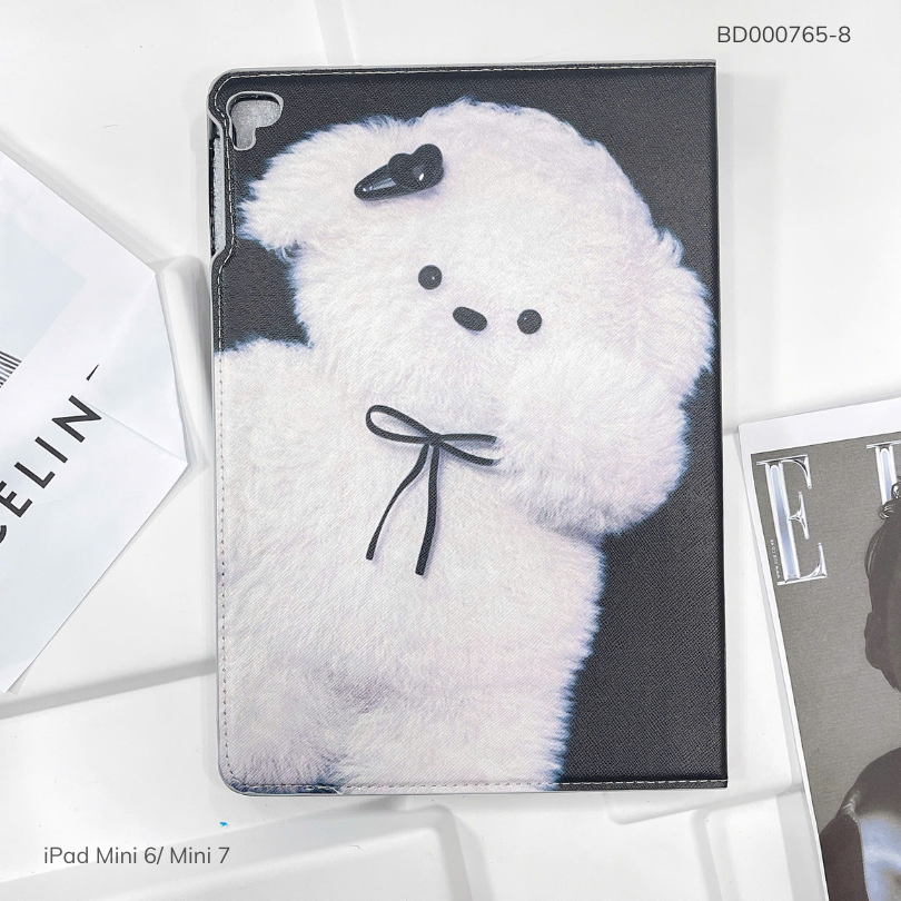 Bao da Ipad Mini 6/Mini 7 vân da sần cute