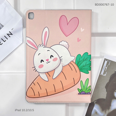 Bao da Ipad 10.2/10.5 Inch vân da sần cute