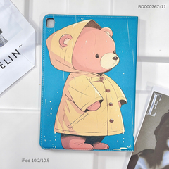Bao da Ipad 10.2/10.5 Inch vân da sần cute