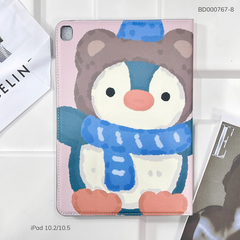 Bao da Ipad 10.2/10.5 Inch vân da sần cute