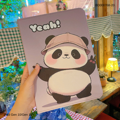Bao da Ipad Gen 10/Gen 11 vân da sần cute