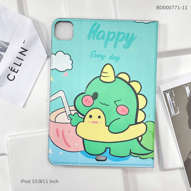 Bao da Ipad Pro 11 Inch 2020/2024/,Air4/5 10.9 Inch vân da sần cute