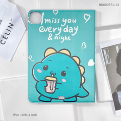 Bao da Ipad Pro 11 Inch 2020/2024/,Air4/5 10.9 Inch vân da sần cute