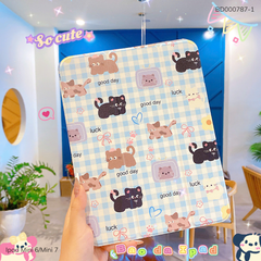 Bao da Ipad Mini 6/Mini 7 lưng trong in hình