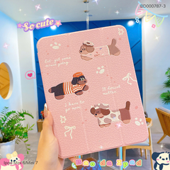 Bao da Ipad Mini 6/Mini 7 lưng trong in hình