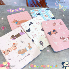Bao da Ipad Mini 6/Mini 7 lưng trong in hình