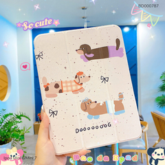Bao da Ipad Mini 6/Mini 7 lưng trong in hình