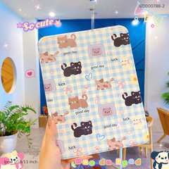 Bao da Ipad 10.9/11 inch lưng trong in hình