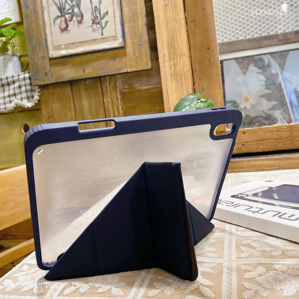 ** Bao da Ipad Gen 10/Gen 11 Mutural vân Micro lưng trong