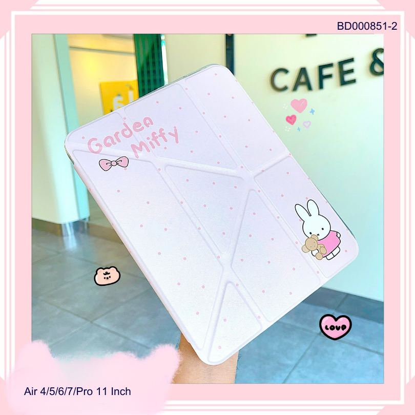 ** Bao da iPad Gen 10/Gen 11 lưng trong in hình chống sốc