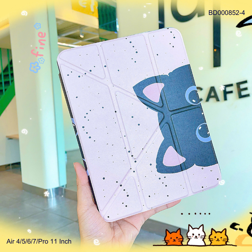 ** Bao da iPad Air 4/Air 5/Air 6/Air 7/Pro 11 inch lưng trong in hình chống sốc