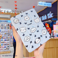 ** Bao da iPad Air 4/Air 5/Air 6/Air 7/Pro 11 inch lưng trong in hình chống sốc