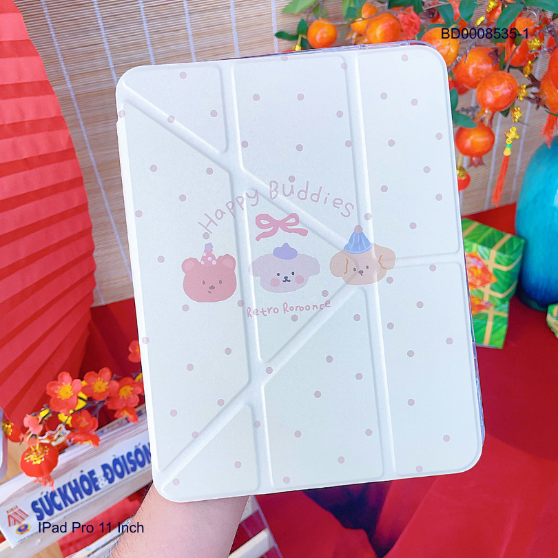 Bao da iPad Pro 11 inch 2018/2020 lưng trong in hình chống sốc