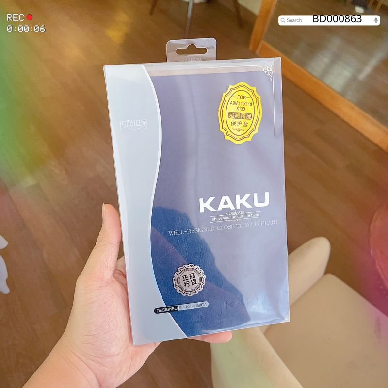 ** Bao da Tab A9 KAKU da trơn