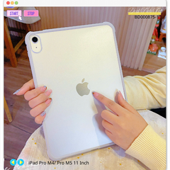 ** Ốp iPad Pro M4 11 inch/Pro M5 11 inch lưng nhám viền màu