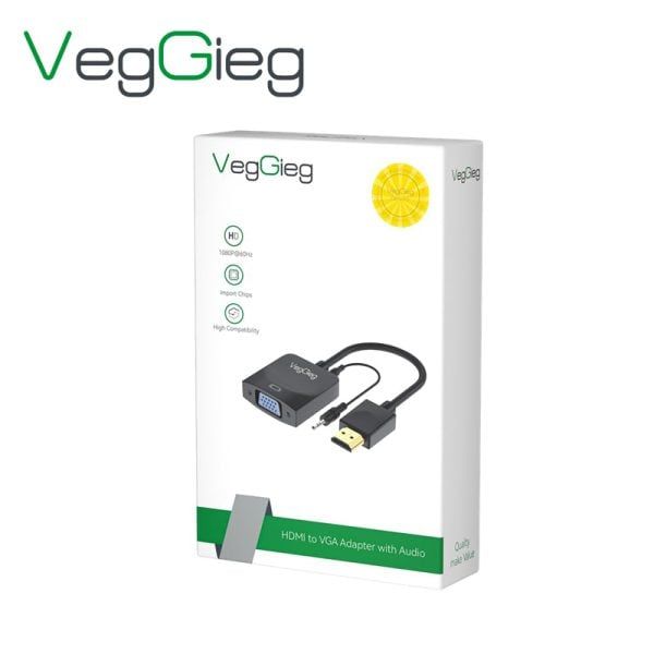 ** Chuyển Hdmi ra Vga có Audio Veggieg Z902