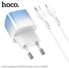 Bộ sạc Type C to Lightning Hoco C101A 20W