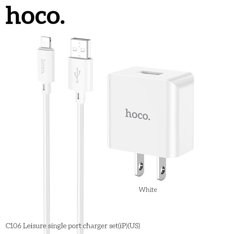 Bộ sạc Lightning Hoco C106