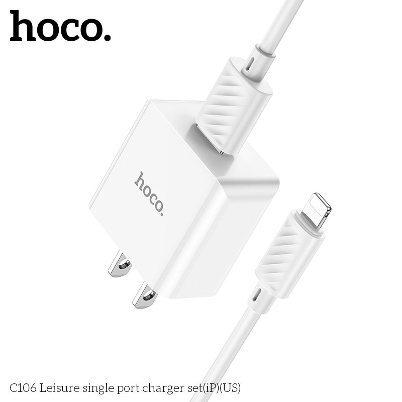 Bộ sạc Lightning Hoco C106