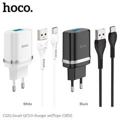 [C] Bộ sạc type C Hoco C12Q