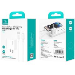 ** Bộ sạc Type C to Lightning Usams CC228 20W