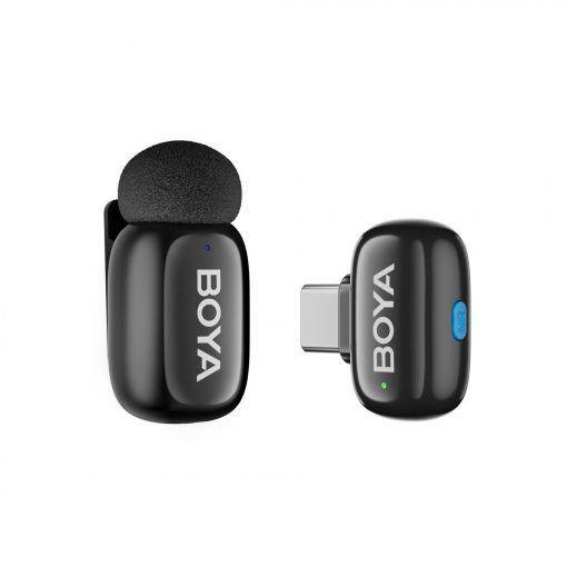 ** Micro cài áo Boya Mini 2 1 Mic cổng C có hộp sạc