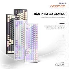 ** Bàn phím cơ có dây Newmen GM328