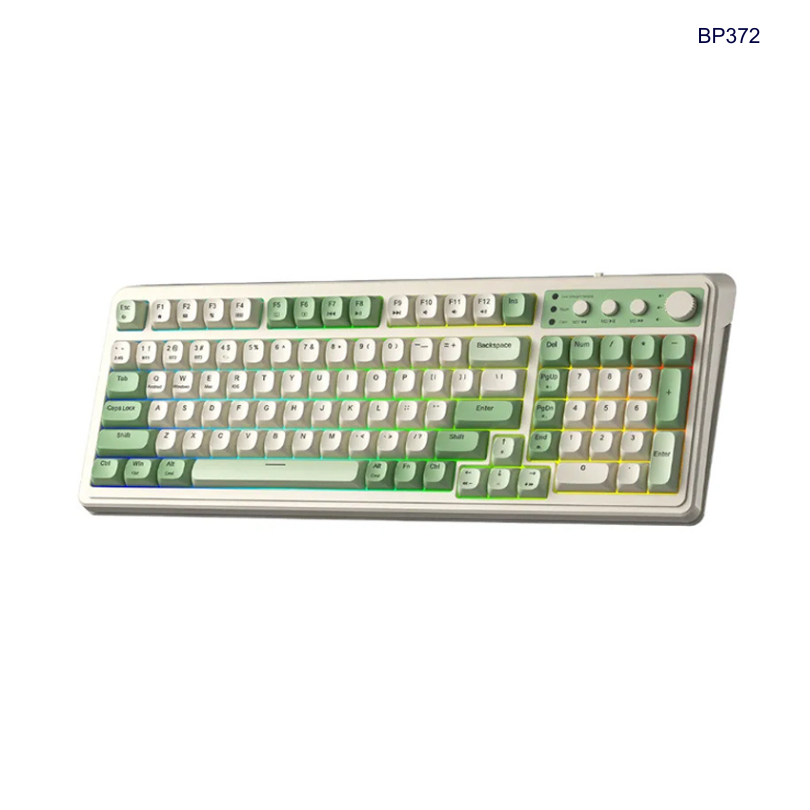 ** Bàn phím không dây Aula S99 xanh lá be