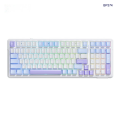 ** Bàn phím không dây Aula S99 Pro xanh dương be tím