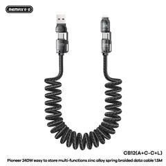 Cáp 4 in 1 Remax CB12 240W 1.5m