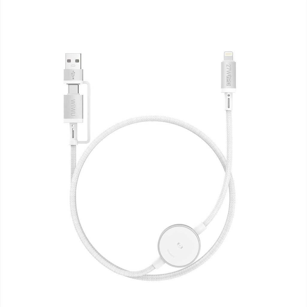 [C] Cáp 2 in 1 Wiwu Titanlink Lightning + Apple Watch