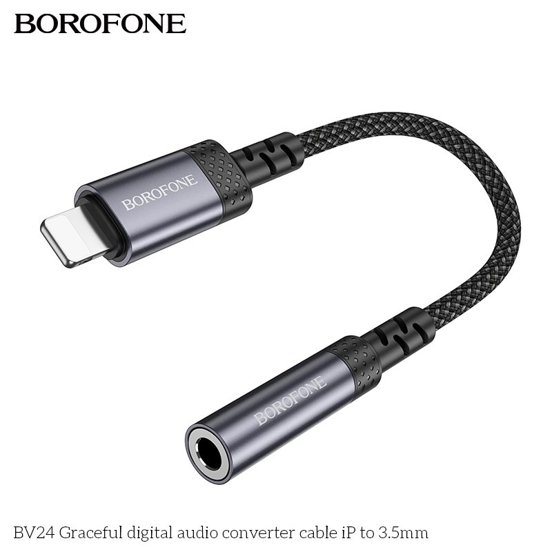 Chuyển Lightning ra 3.5m Borofone BV24