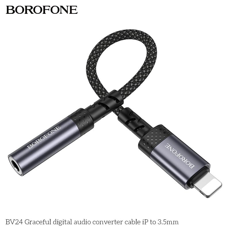 Chuyển Lightning ra 3.5m Borofone BV24