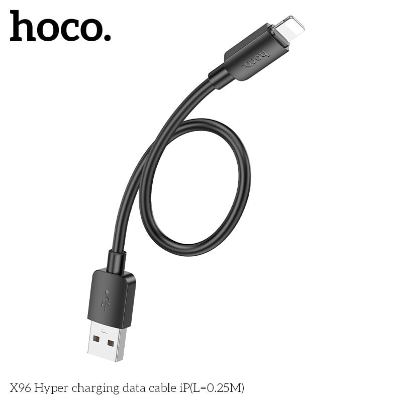 ** Cáp Lightning Hoco X96 25cm