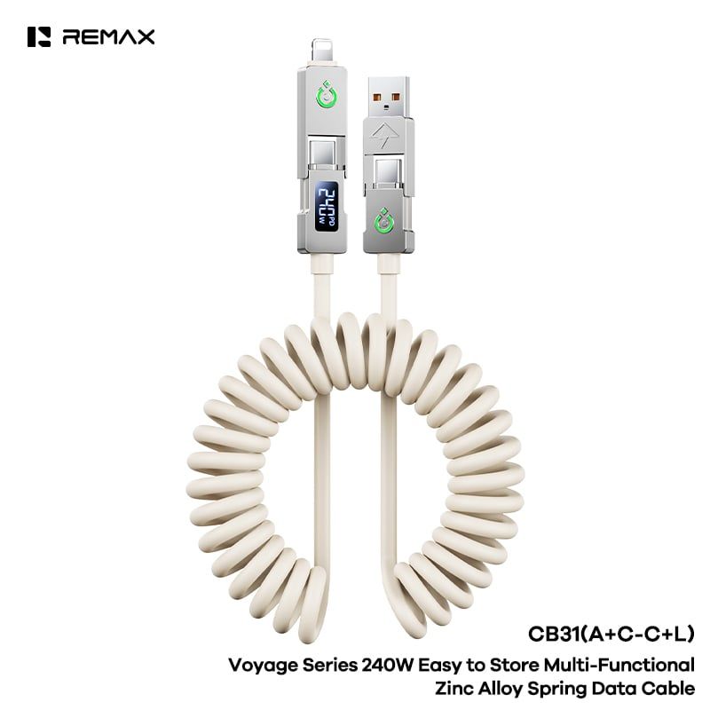 Cáp 4 in 1 Remax CB31 240W 2m
