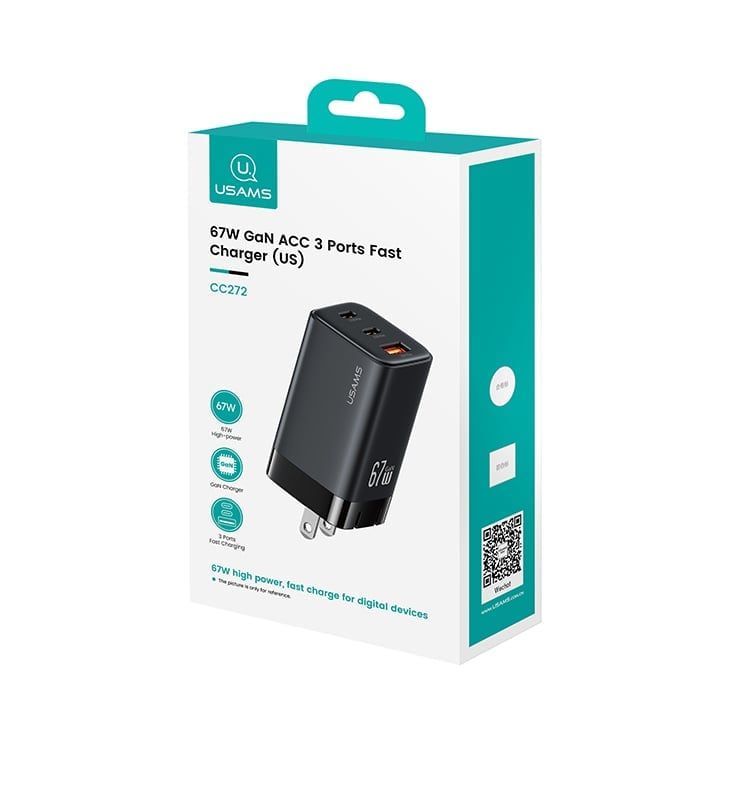 [C] Cóc sạc Usams CC272 1U 2C 67W