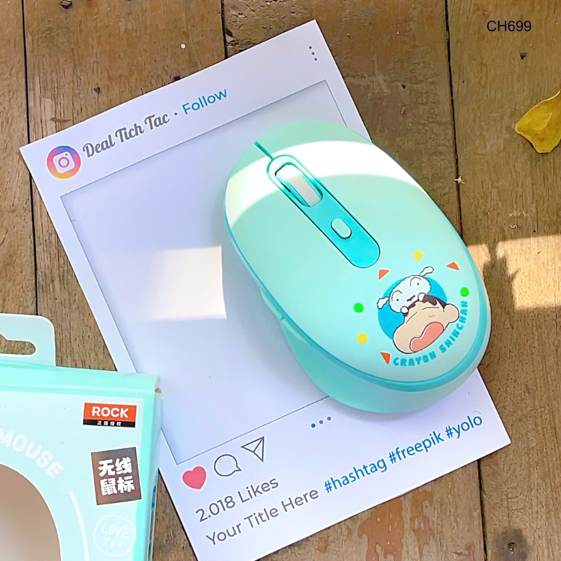 ** Chuột không dây Rock Crayon Shinchan J11