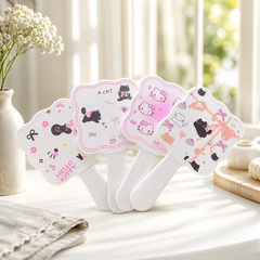 ** Set gương lược cầm tay Mèo đen A Cat / Kitty nhiều kiểu
