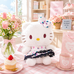 ** KITTY MẶT VÁY TIM SIZE 25CM