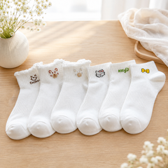 ** Tất/vớ trắng size ngắn nhiều hình