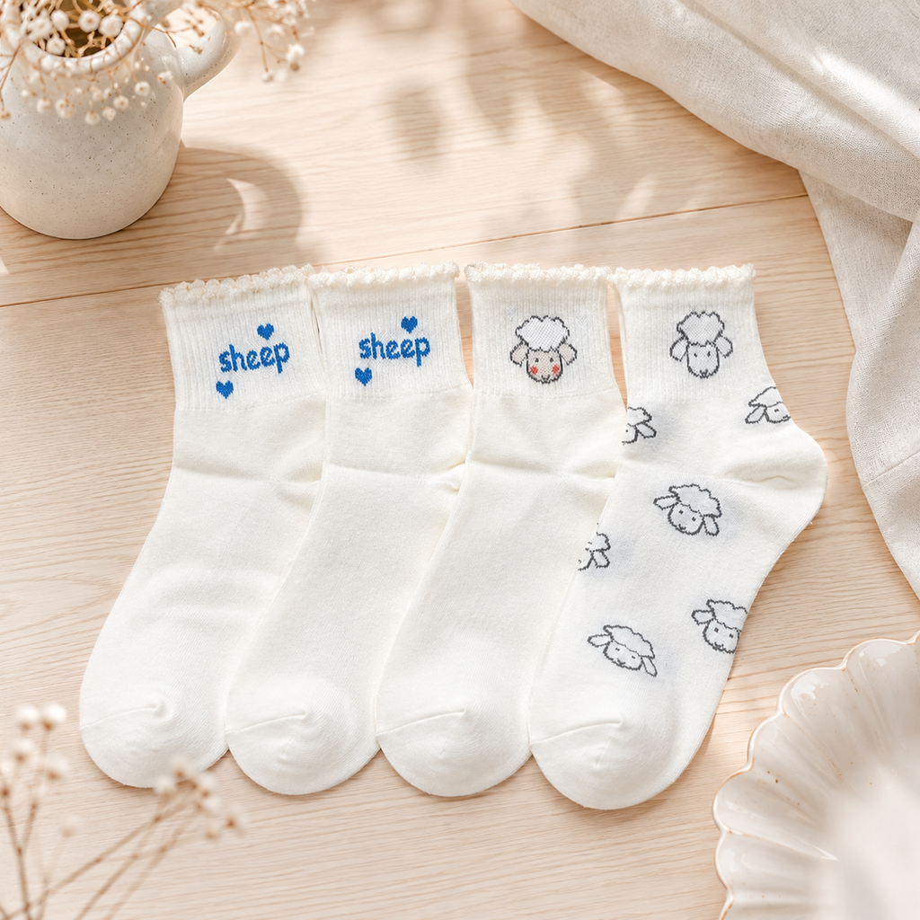 ** Tất vớ nơ xinh nhiều hình 15k
