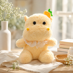 ** GẤU BÔNG HÀ MÃ VÀNG/TÍM/XANH ĐỘI KHÓM VÀNG MINI SIZE 25CM
